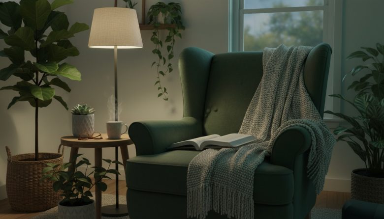 Cozy Reading and Relaxation Evening Routine